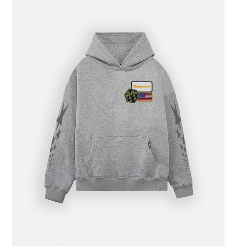 "MILITARY PATCHWORK" HOODIE